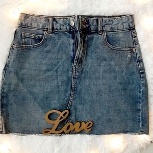 Jean skirt